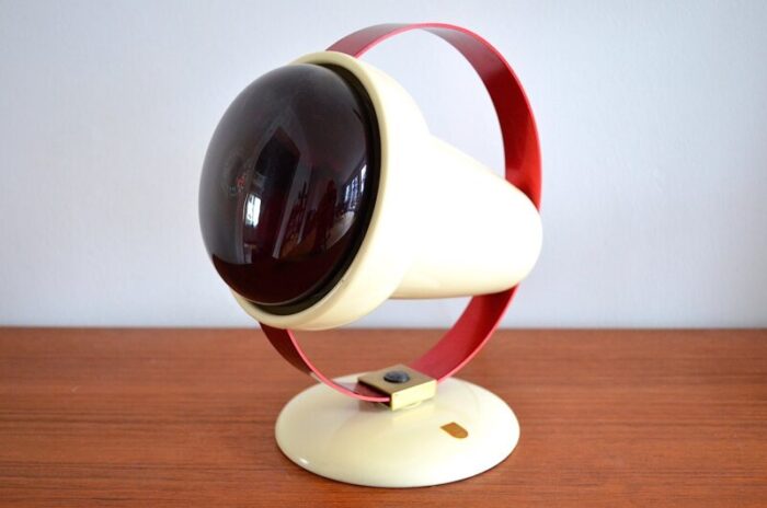 infraphil table lamp by charlotte perriand for philips 1950s 2