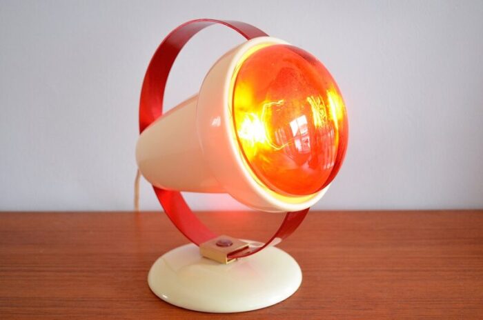 infraphil table lamp by charlotte perriand for philips 1950s 4