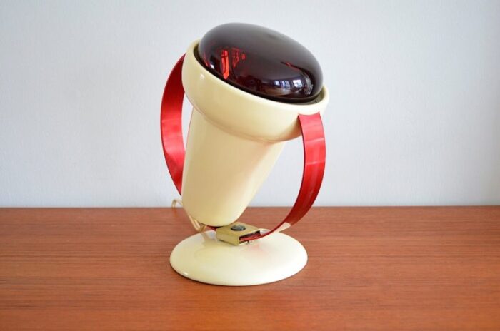 infraphil table lamp by charlotte perriand for philips 1950s 6