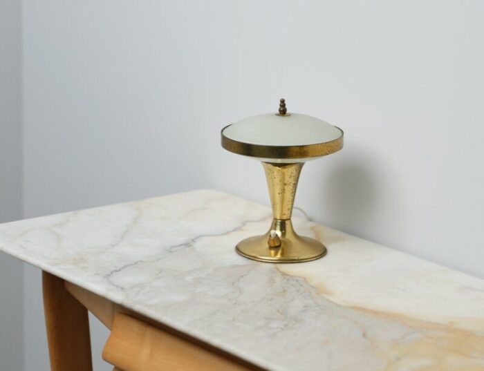 italian brass table lamp 1950s 6