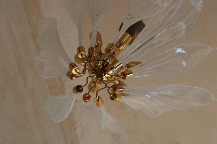 italian murano hanging light 1970 4