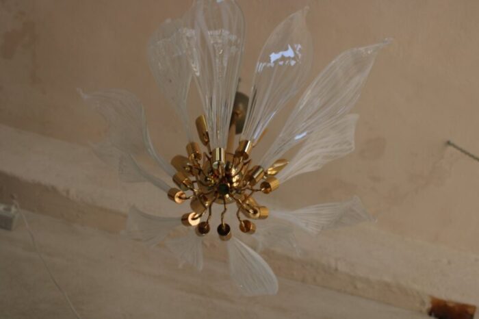 italian murano hanging light 1970 7