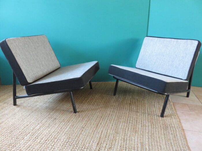 italian reclining club chairs set of 2 1950s 1