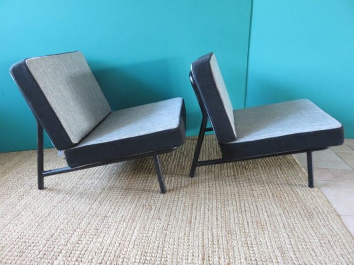 italian reclining club chairs set of 2 1950s 2