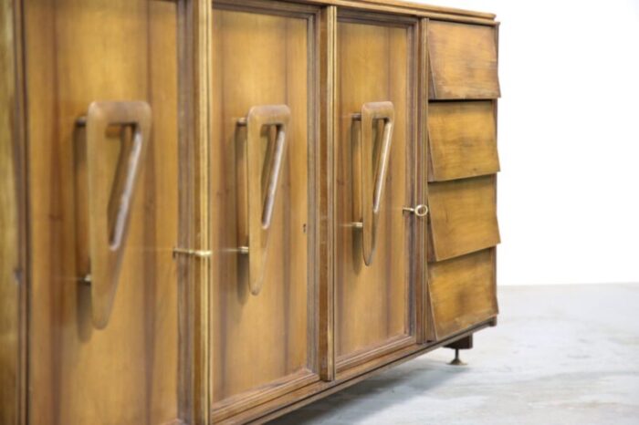 italian vintage rosewood sideboard 1960s 8