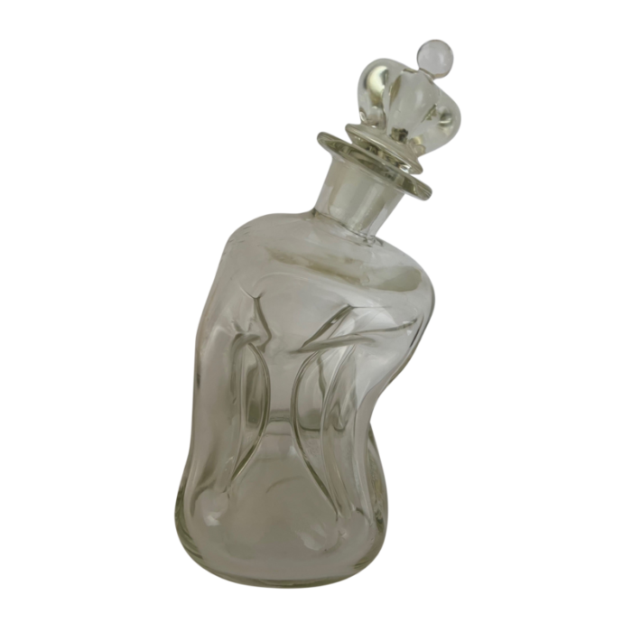 jacob bang designed holmegaard the drunken kluk kluk decanter 6017