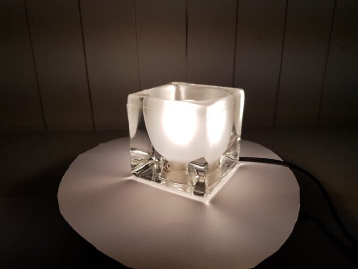 lamp in glass from peill putzler 1970s 12