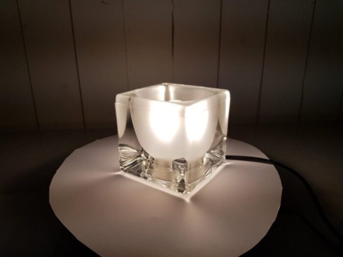 lamp in glass from peill putzler 1970s 13