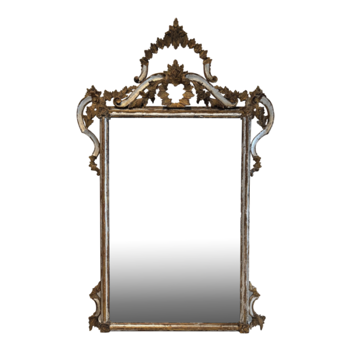 large antique ornate gilded wall mirror 9812