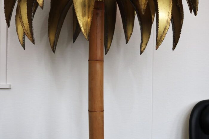 large christian techoueyres palm tree floor lamp for maison jansen 1970s 7