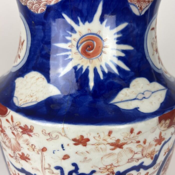 large early 20th century imari lamp 2222