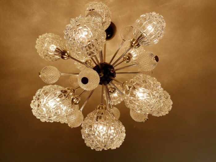 large glass sputnik pendant lamp 12