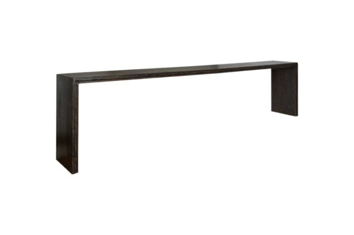 large scale ebonized elm altar table 1486