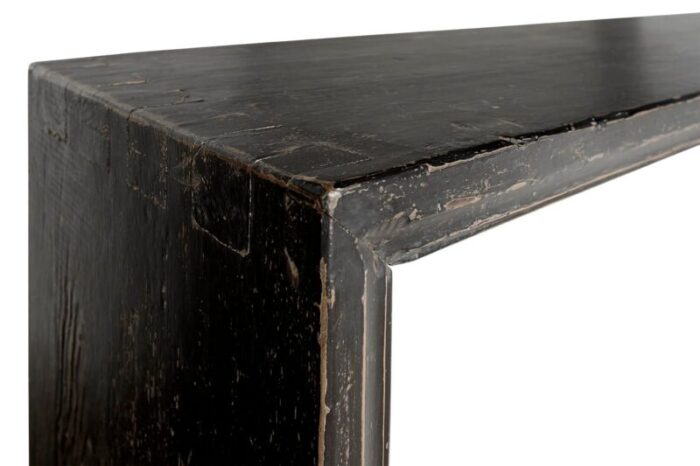 large scale ebonized elm altar table 1919