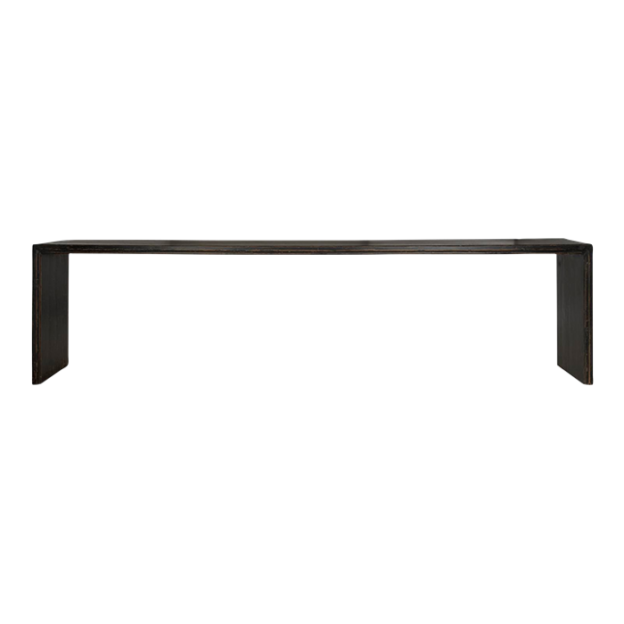 large scale ebonized elm altar table 5796