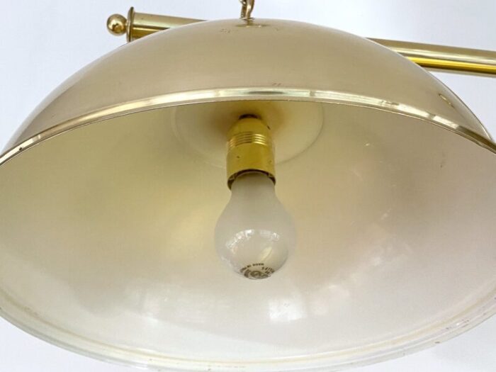 large vintage pendant in brass 1960s 16