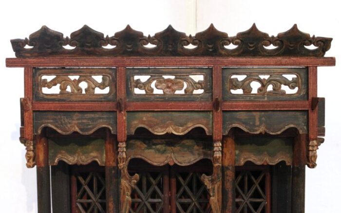 late 19th century chinese wooden spirit house 5514