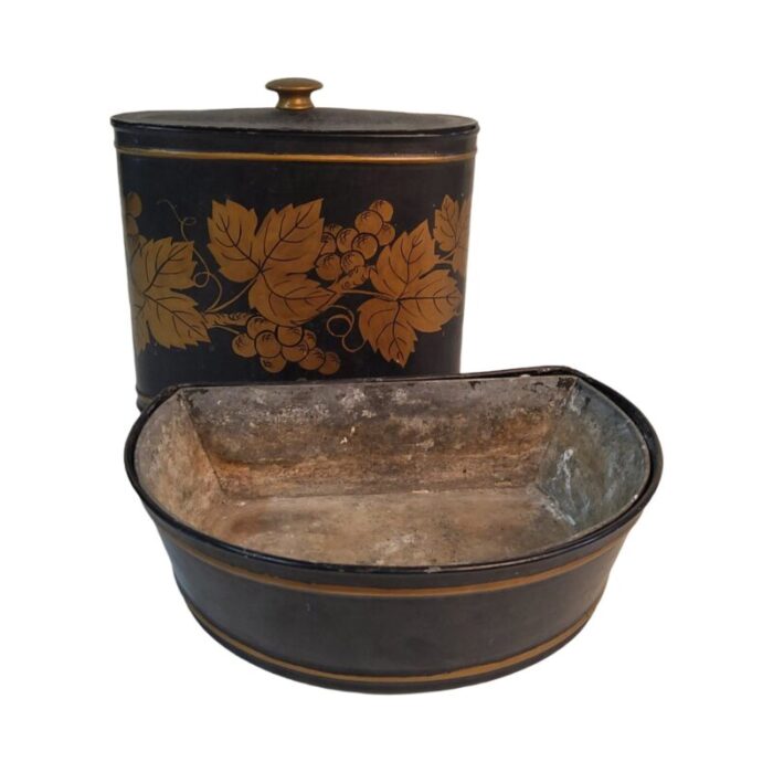 late 19th century neoclassical french tole lavabo 4577