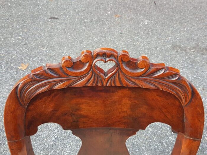 late 19th century vintage victorian mahogany accent chairs pair 1808