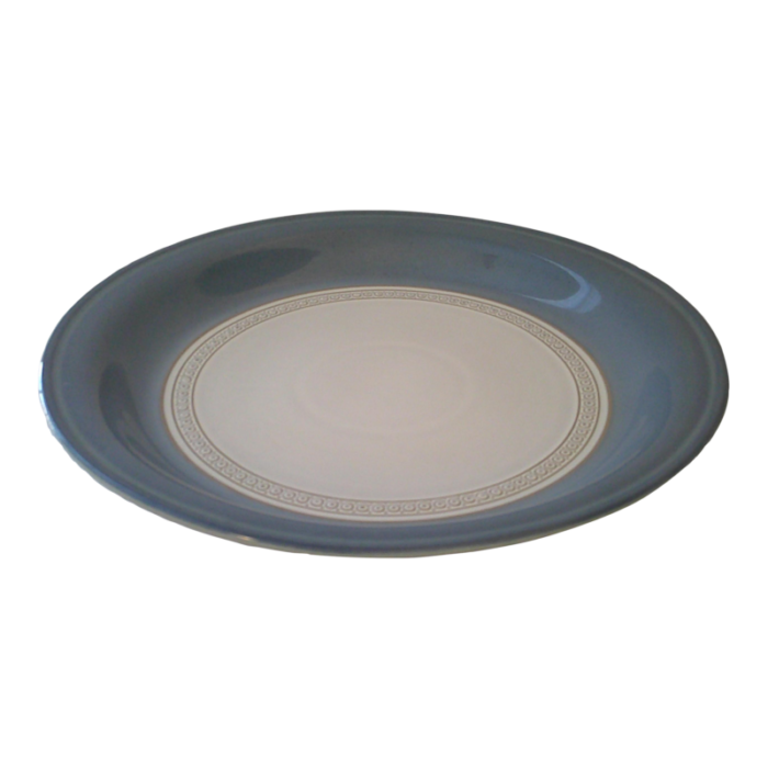 late 20th century castile round chop plate 3504