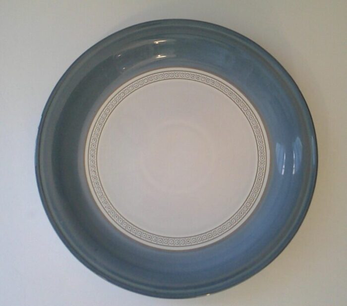 late 20th century castile round chop plate 7285