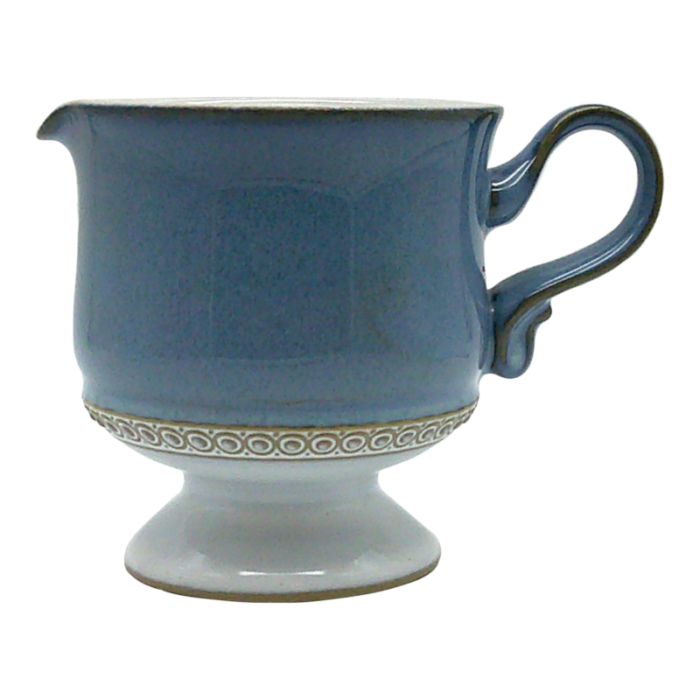 late 20th century creamer castile by denby of england castile blue pattern 0913