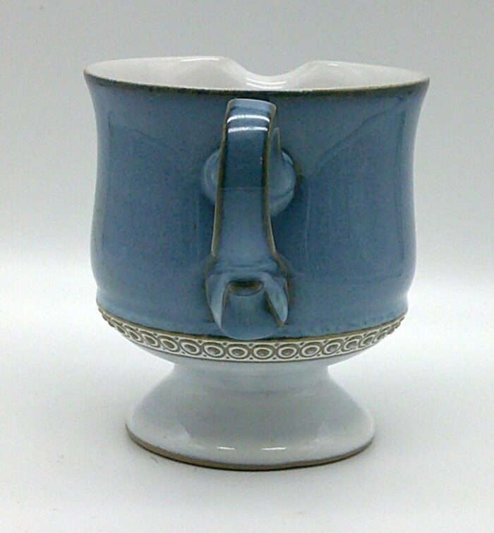 late 20th century creamer castile by denby of england castile blue pattern 1091