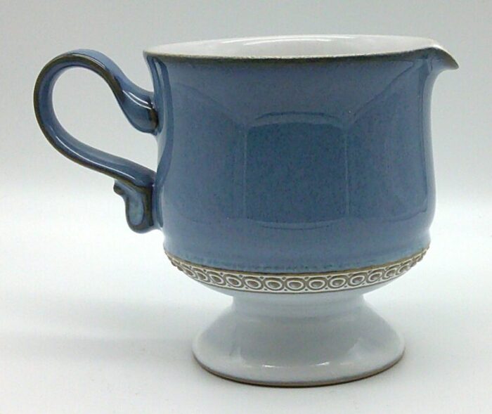 late 20th century creamer castile by denby of england castile blue pattern 2398