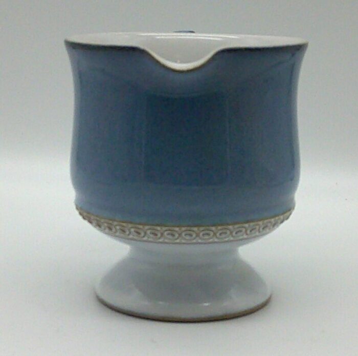 late 20th century creamer castile by denby of england castile blue pattern 4193