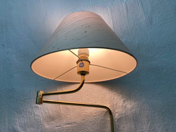 lesan wall lamp in brass by florian schulz 1980s 2