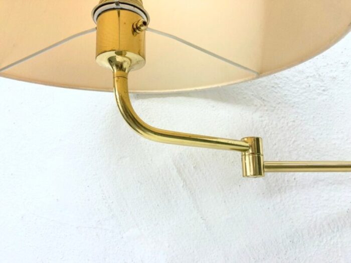 lesan wall lamp in brass by florian schulz 1980s 5