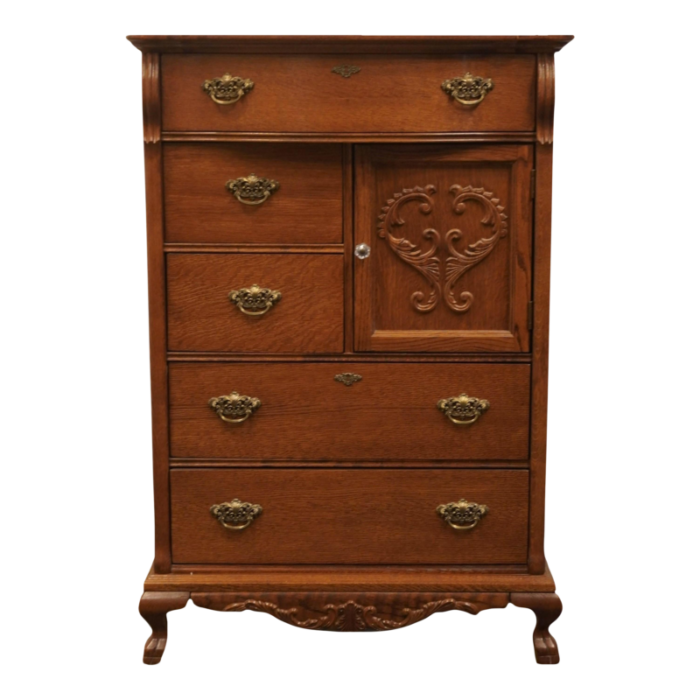 lexington furniture victorian sampler collection quarter sawn oak 36 door chest 391 307 8636