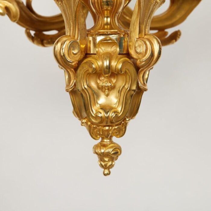 louis xv napoleon iii gilt bronze chandelier 10