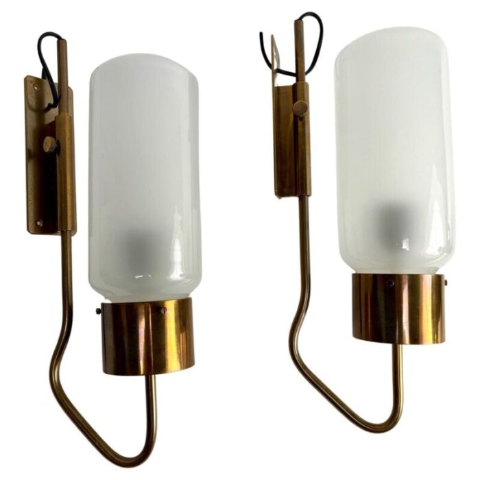 lp10 wall lights attributed to luigi caccia dominioni for azucena 1950s set of 2 1