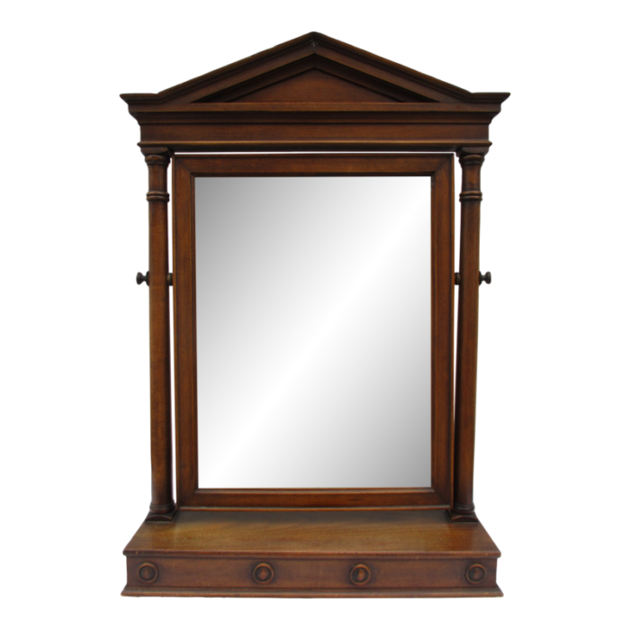 mahogany regency cheval tabletop mirror 3528