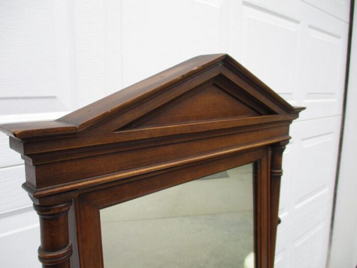 mahogany regency cheval tabletop mirror 8394