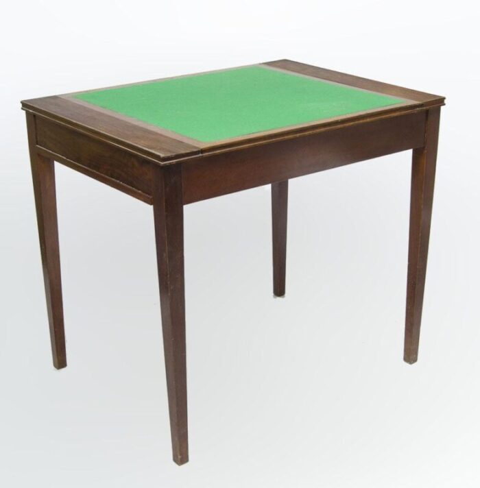 mid 20th century argentine wooden deskgame table with chess and backgammon board by comte s a 4036