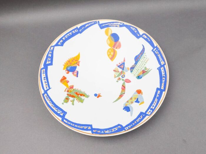 mid 20th century rosenthal germany gilbert portanier large pottery wall centerpiece bowl 4636