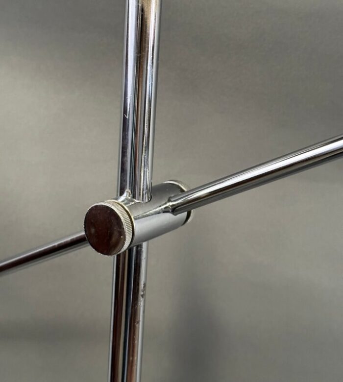 mid century adjustable chrome floor lamp 1960s 4