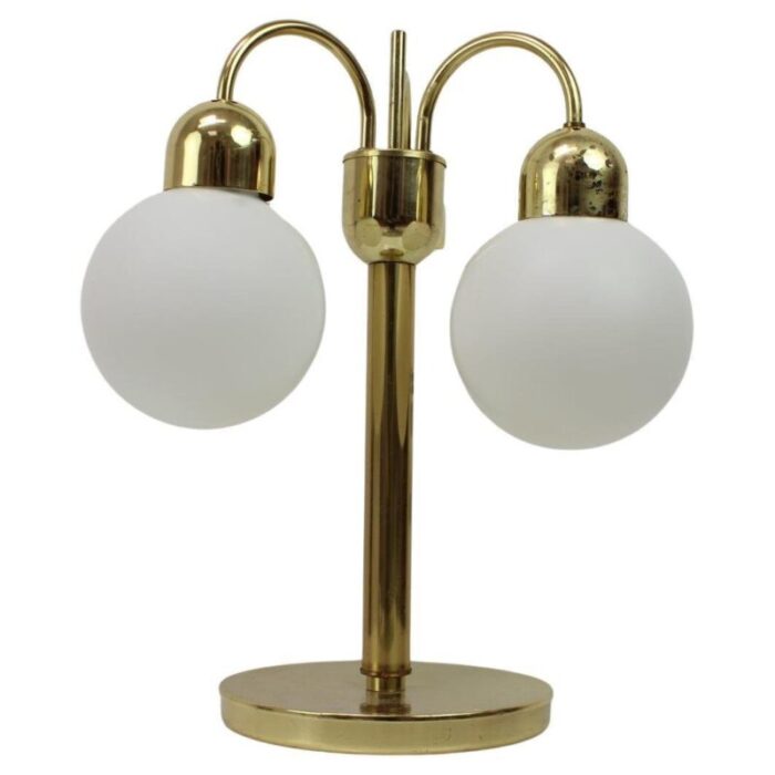 mid century brass table lamp attributed to kamenicky senov 1960s 1