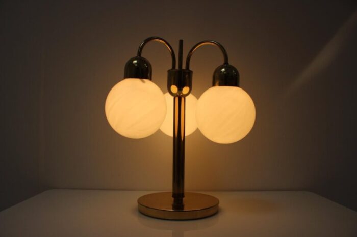 mid century brass table lamp attributed to kamenicky senov 1960s 4