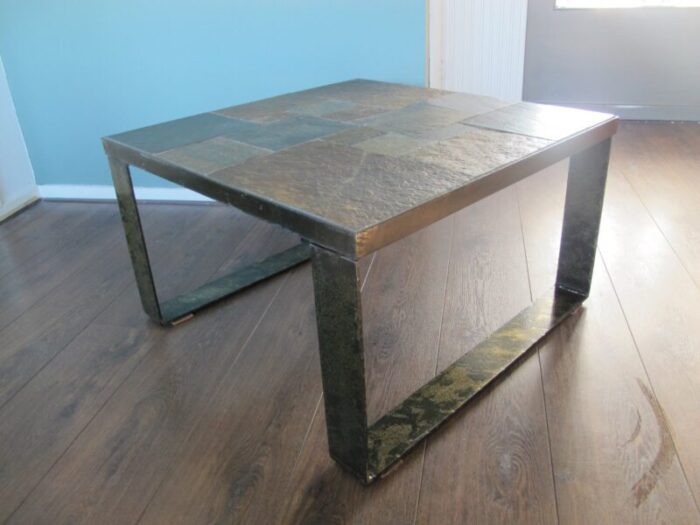 mid century brutalist side or coffee table 1960s 1