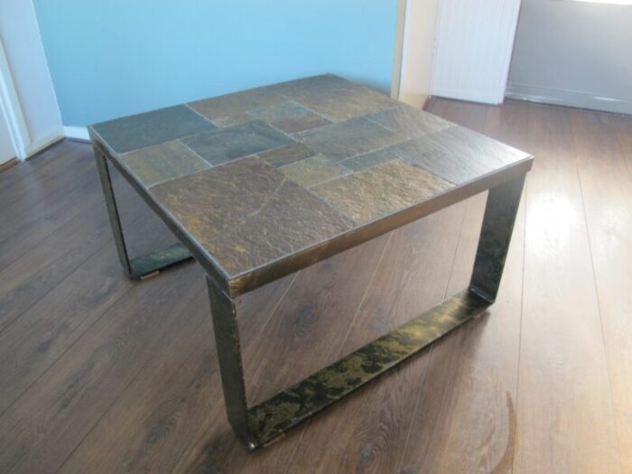 mid century brutalist side or coffee table 1960s 2