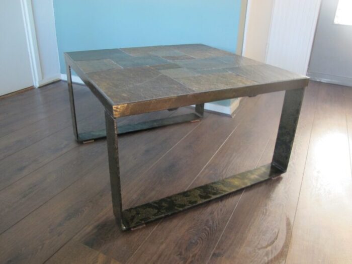 mid century brutalist side or coffee table 1960s 3