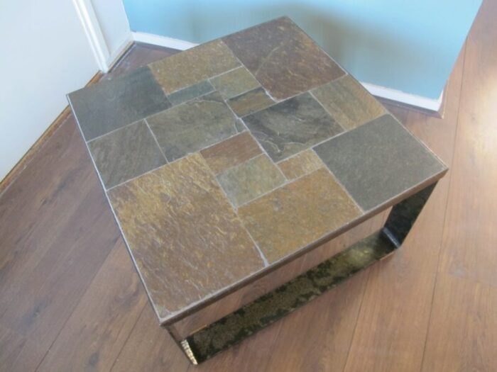 mid century brutalist side or coffee table 1960s 6