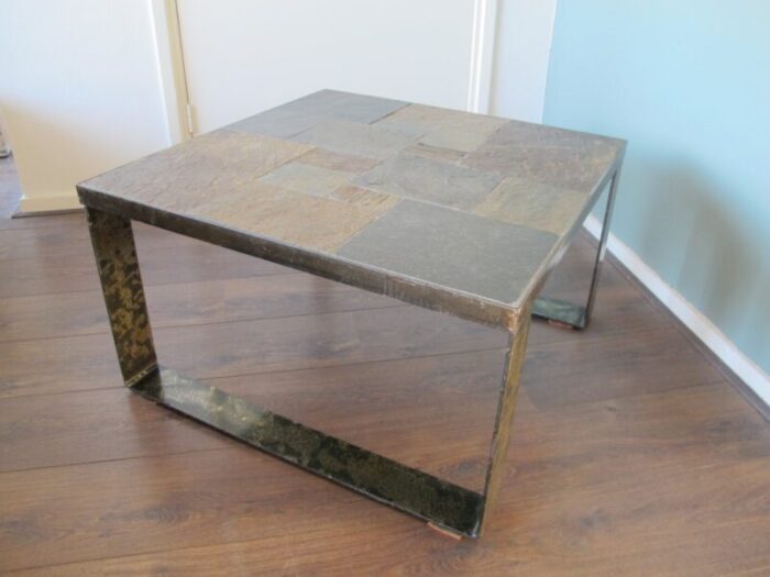 mid century brutalist side or coffee table 1960s 9