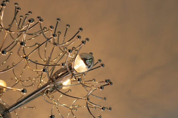 mid century dandelion chandelier by gaetano sciolari 1960s 2