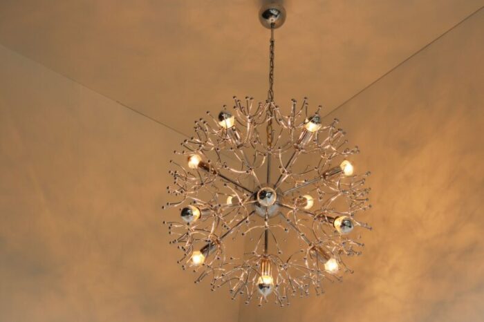 mid century dandelion chandelier by gaetano sciolari 1960s 4