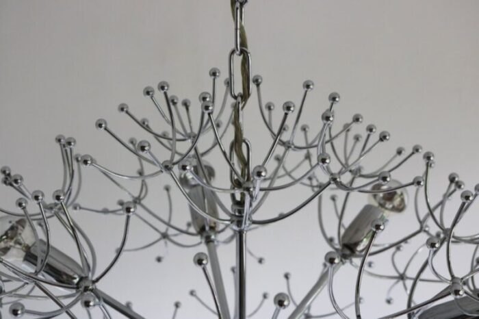 mid century dandelion chandelier by gaetano sciolari 1960s 9