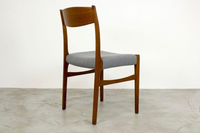 mid century danish dining chairs from glyngore stolefabrik set of 5 1